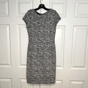NWT Aqua brand Tweed Dress | Black/White | Size L